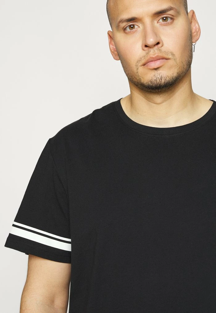 Only & Sons ONSMATT LIFE LONGY STRIPE - Print T-shirt - Black 9 Only & Sons ONSMATT LIFE LONGY STRIPE - Print T-shirt - Black - Image 7