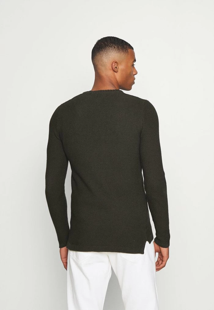 Only & Sons ONSDAN STRUCTURE CREW NECK - Jumper - Peat 5 Only & Sons ONSDAN STRUCTURE CREW NECK - Jumper - Peat - Image 3