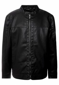 Only & Sons ONSMIKE RACER JACKET - Faux Leather Jacket - Black 10 Only & Sons ONSMIKE RACER JACKET - Faux Leather Jacket - Black -Only & Sons shop dd3b1a77b6af4328b3eab28f1a92202c