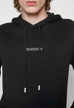 Only & Sons ONSELON LIFE LOGO - Hoodie - Black -Only & Sons shop dd3c5a2b32044ce4a761cec8cb9a1c7b