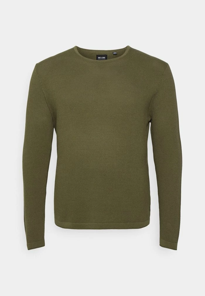 Only & Sons ONSPANTER CREW NECK - Jumper - Olive Night 3 Only & Sons ONSPANTER CREW NECK - Jumper - Olive Night