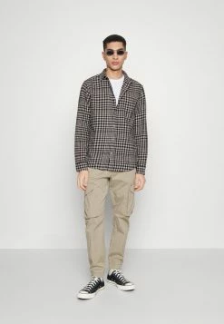 Only & Sons ONSTASH CHECK - Shirt - Silver Lining -Only & Sons shop de155903676241d784dc1bd2e66f0263
