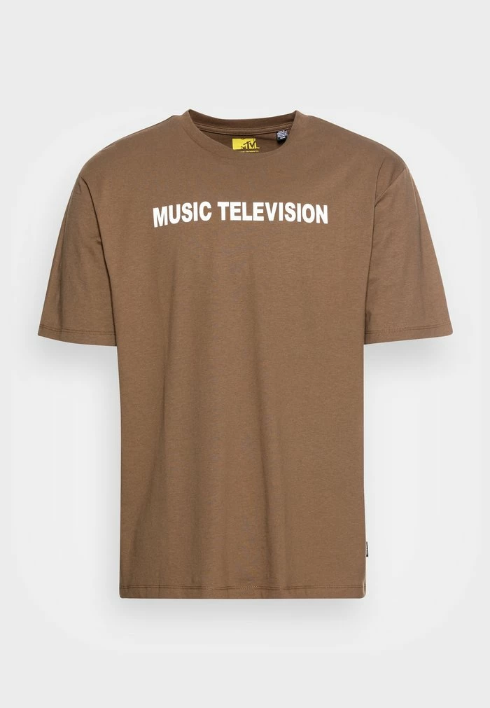 Only & Sons MTV TEE - Print T-shirt - Teak 6 Only & Sons MTV TEE - Print T-shirt - Teak - Image 4