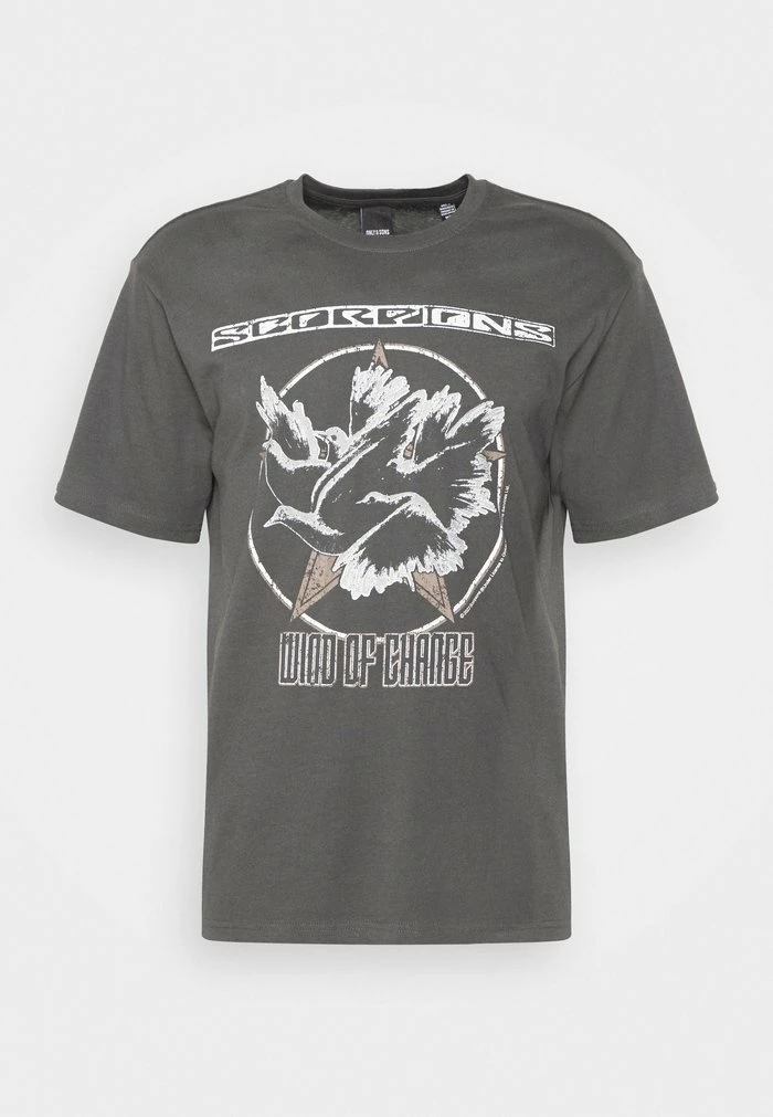 Only & Sons ONSSCORPIONS TEE - Print T-shirt - Grey 9 Only & Sons ONSSCORPIONS TEE - Print T-shirt - Grey - Image 7