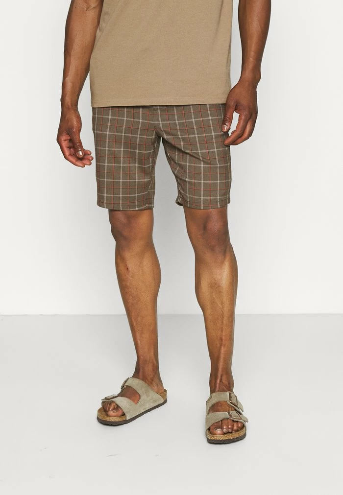 Only & Sons ONSLINUS CHECK - Shorts - Cedar Wood 3 Only & Sons ONSLINUS CHECK - Shorts - Cedar Wood