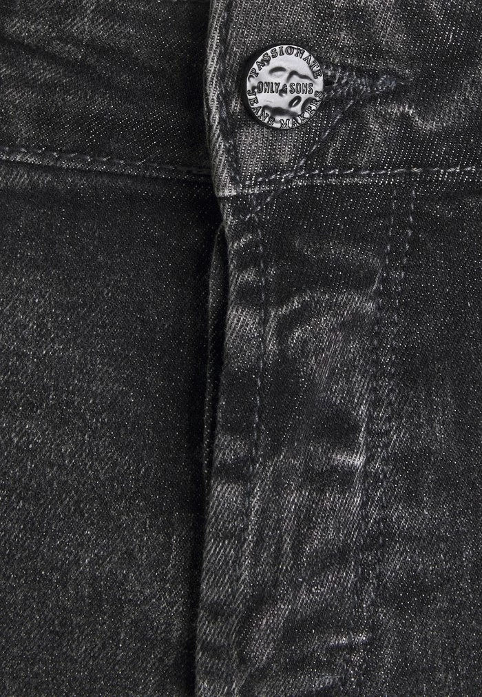 Only & Sons ONSLOOM LIFE - Slim Fit Jeans - Black Denim 5 Only & Sons ONSLOOM LIFE - Slim Fit Jeans - Black Denim - Image 3