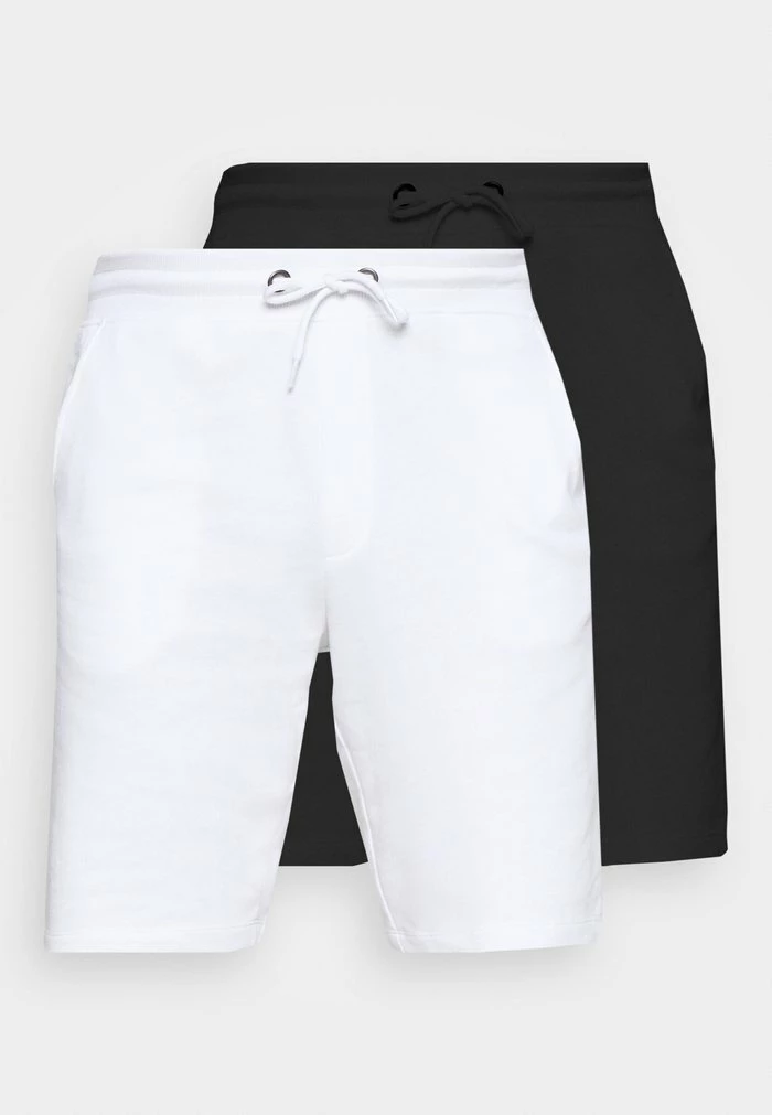 Only & Sons ONSNEIL 2 PACK - Shorts - White/black 7 Only & Sons ONSNEIL 2 PACK - Shorts - White/black - Image 5