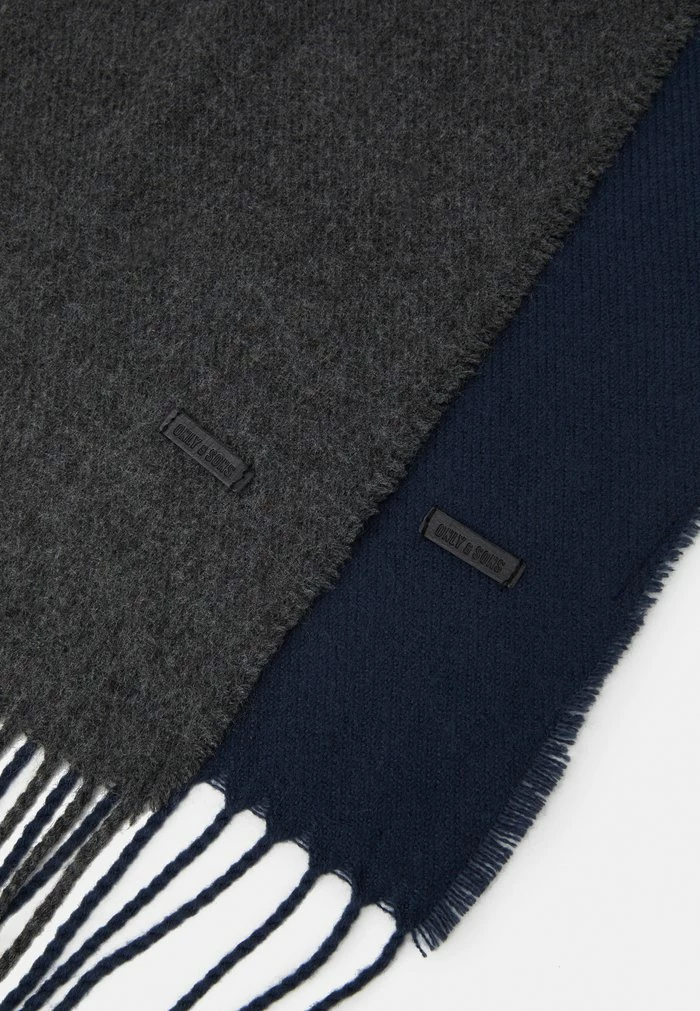 Only & Sons ONSCARLO SCARF 2 PACK UNISEX - Scarf - Dark Grey Melange/dark Navy 7 Only & Sons ONSCARLO SCARF 2 PACK UNISEX - Scarf - Dark Grey Melange/dark Navy - Image 5