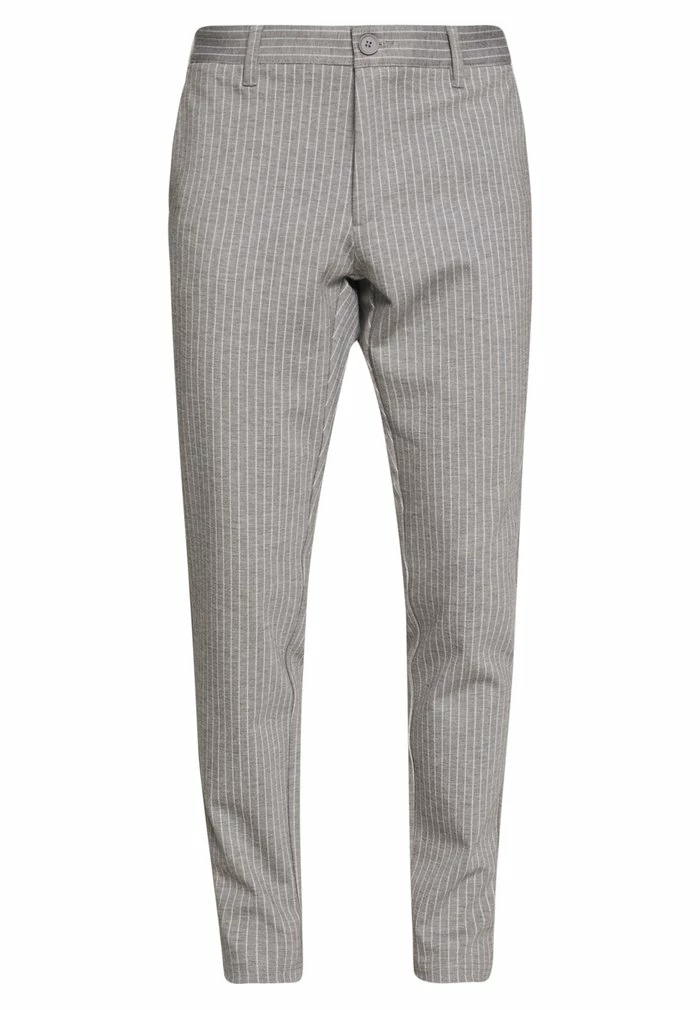 Only & Sons ONSMARK PANT STRIPE - Trousers - Light Grey Melange 6 Only & Sons ONSMARK PANT STRIPE - Trousers - Light Grey Melange - Image 4