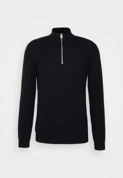 Only & Sons ONSWYLER LIFE HALF ZIP - Jumper - Black -Only & Sons shop e5aef9fc5f4b4bb996c4953723632fab