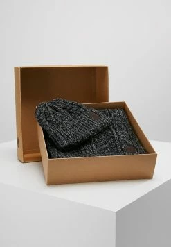 Only & Sons ONSERIK BOX SCARF BEANIE - Scarf - Black