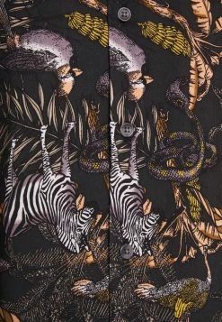 Only & Sons ONSGABRIAL ANIMAL - Shirt - Black/zoo -Only & Sons shop eea257d6e2c04857bf4928eff0b62601