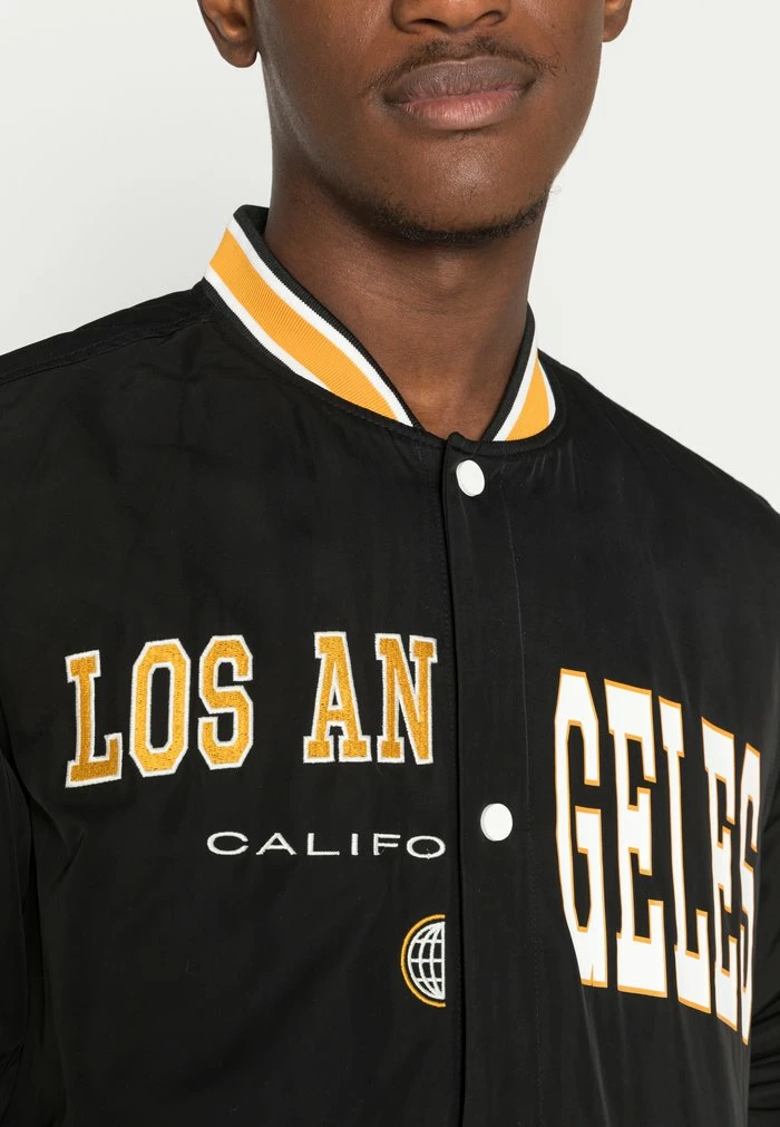 Only & Sons ONSLOUI VARSITY JACKET - Bomber Jacket - Black 7 Only & Sons ONSLOUI VARSITY JACKET - Bomber Jacket - Black - Image 5