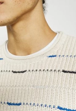 Only & Sons ONSBRUCE LIFE STRIPE - Jumper - Pelican -Only & Sons shop f1ce21215bf346e7864f19678b4b11f0