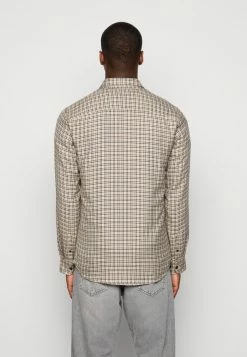 Only & Sons ONSTEVIN LS CHECK REG - Shirt - Silver Lining -Only & Sons shop f330122a28d04b30ae1c4c0cedb2dba3