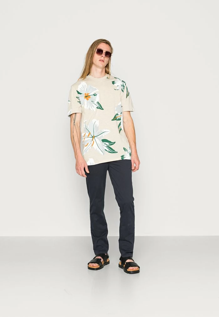 Only & Sons ONSKLOP FLORAL TEE - Print T-shirt - Beige 4 Only & Sons ONSKLOP FLORAL TEE - Print T-shirt - Beige - Image 2