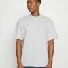 Only & Sons ONSASHER LIFE TEE - Basic T-shirt - Light Grey -Only & Sons shop f3c08340f3254e51a6a8c9fa32ffb084