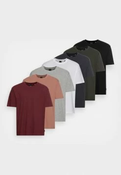 Only & Sons ONSFUNK TEE 7 PACK - Basic T-shirt - Black