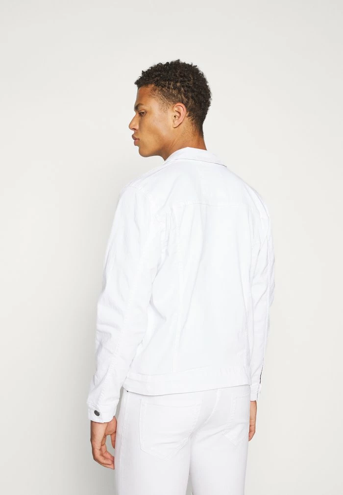 Only & Sons ONSCOIN COLOUR TRUCKER - Denim Jacket - Bright White 7 Only & Sons ONSCOIN COLOUR TRUCKER - Denim Jacket - Bright White - Image 5