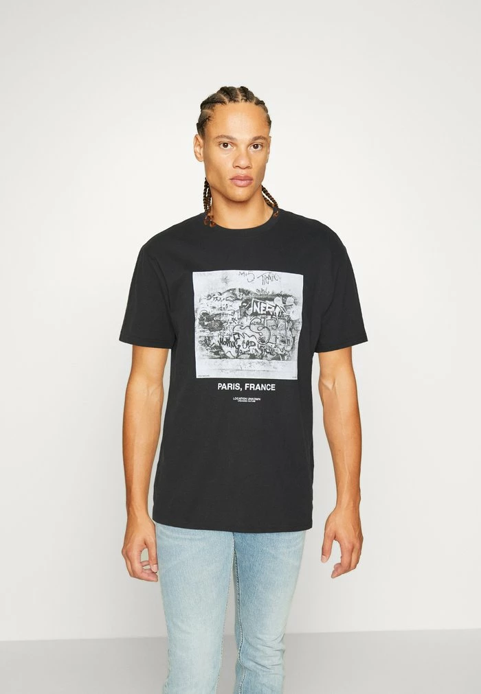 Only & Sons ONSSEB TEE - Print T-shirt - Black 3 Only & Sons ONSSEB TEE - Print T-shirt - Black