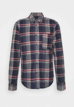 Only & Sons ONSTAM CHECK SHIRT - Shirt - Dark Navy/red/white -Only & Sons shop f5923fe890f24b288f3970c777951a32