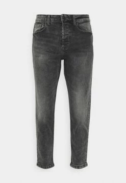 Only & Sons ONSAVI BEAM LIFE CROP - Jeans Tapered Fit - Grey Denim
