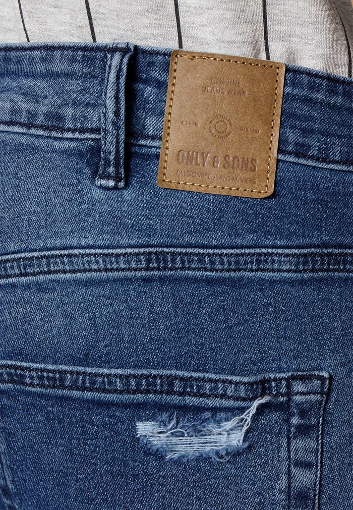 Only & Sons ONSAVI BEAM - Relaxed Fit Jeans - Blue Denim 7 Only & Sons ONSAVI BEAM - Relaxed Fit Jeans - Blue Denim - Image 5
