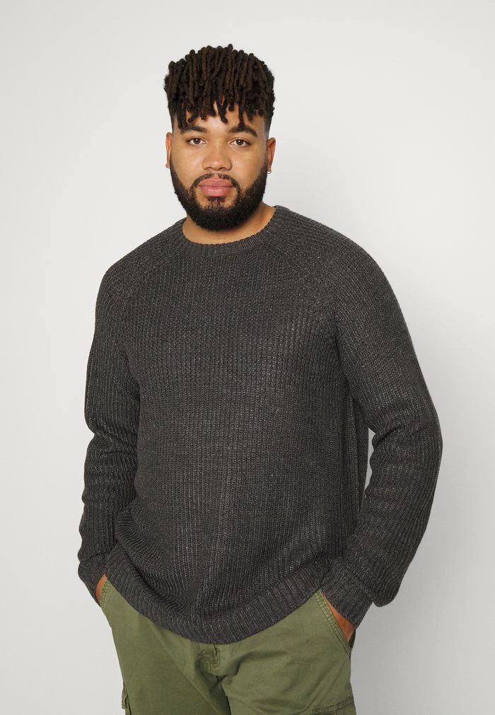 Only & Sons ONSKELVIN CREW NECK - Jumper - Dark Grey Melange 3 Only & Sons ONSKELVIN CREW NECK - Jumper - Dark Grey Melange