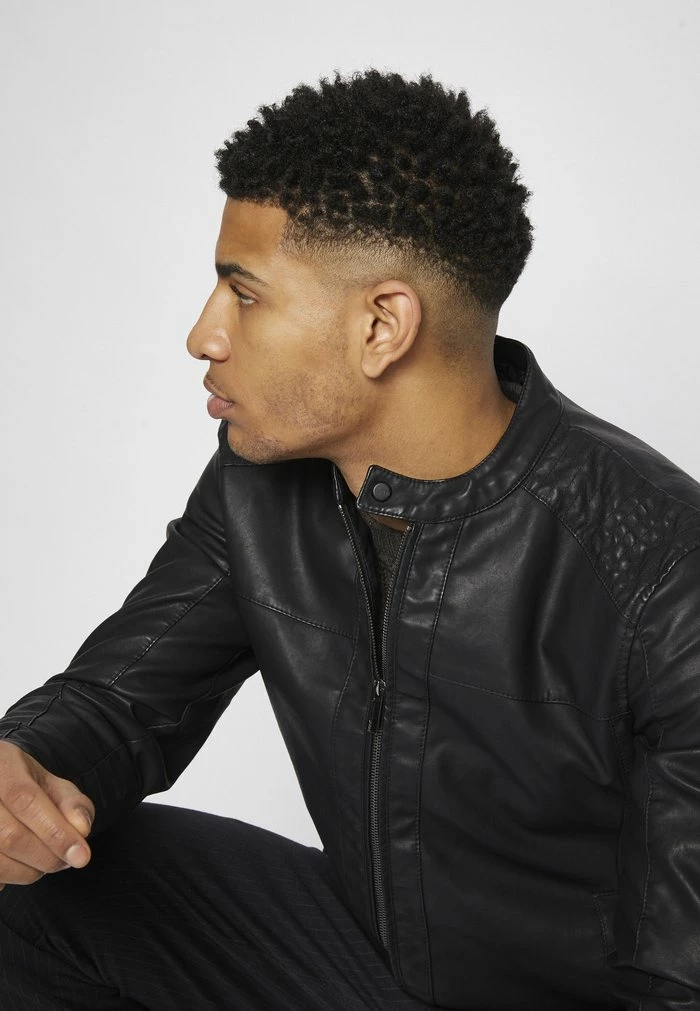 Only & Sons ONSMIKE RACER JACKET - Faux Leather Jacket - Black 9 Only & Sons ONSMIKE RACER JACKET - Faux Leather Jacket - Black - Image 7