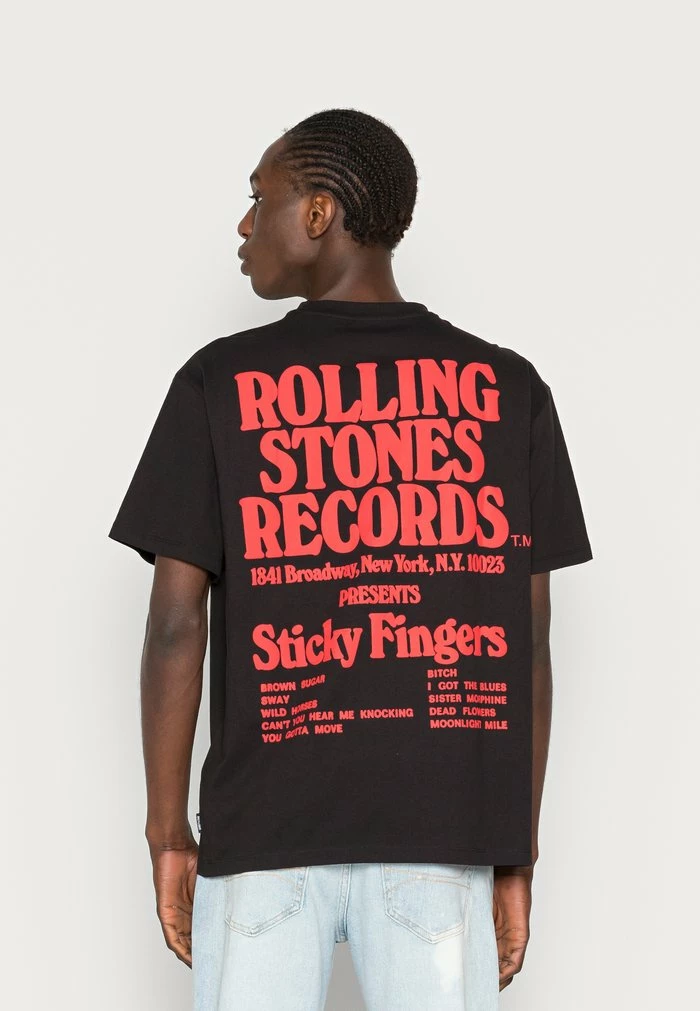 Only & Sons ONSFRED STONES TEE - Print T-shirt - Black 5 Only & Sons ONSFRED STONES TEE - Print T-shirt - Black - Image 3